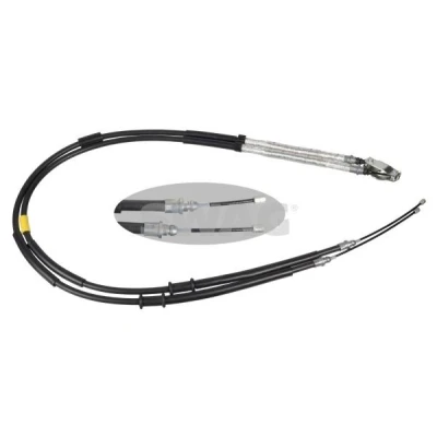 Billede af SWAG 42 10 3667 Håndbremsekabel bagved til venstre, højre 1490, 1478mm OPEL: Corsa D Hatchback