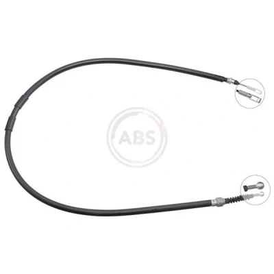Billede af A.B.S. K17556 Håndbremsekabel 1320 Skivebremse til venstre /højrestyring FORD: Galaxy Mk1 MPV, SEAT: Alhambra I