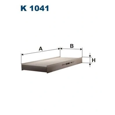 Billede af FILTRON K 1041 Kabinefilter Partikelfilter 400 180 40