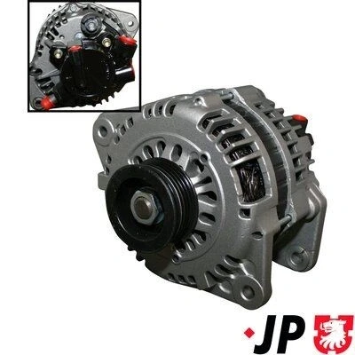 Billede af JP GROUP 1290101200 Generator 14V 100A OPEL: Astra G CC, Meriva A, Corsa C Hatchback, HONDA: CIVIC 7 Hatchback