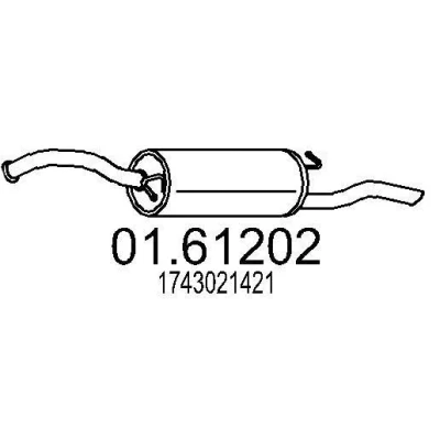 Billede af MTS 01.61202 Lydpotte 960 TOYOTA: Yaris Verso