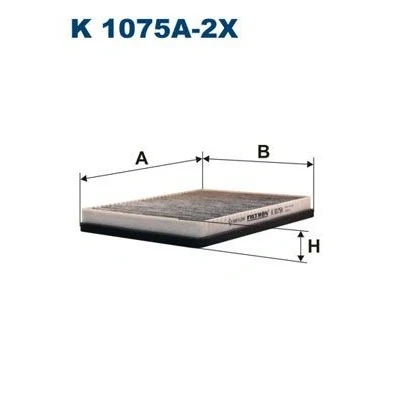 Billede af FILTRON K 1075A 2x Kabinefilter Aktivkulfilter 268 199 31 BMW: 5 Sedan, Touring