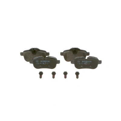 Billede af BOSCH 0 986 494 450 Bremseklodser Low Metallic med monteringsvejledning, anti knirke plade, skruer BMW: Z4 Roadster