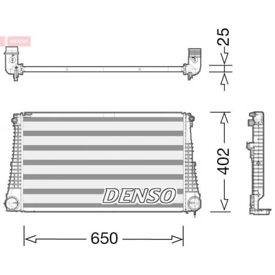 Billede af DENSO DIT06003 Intercooler Aluminium