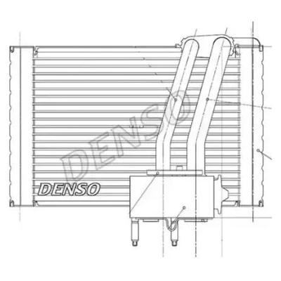 Billede af DENSO DEV07005 Fordamper