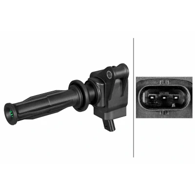 Billede af HELLA 5DA 358 290 071 tændspole 3 polet Tændrørsholder FORD: MONDEO 4 Turnier