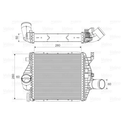 Billede af VALEO 818590 Intercooler uden EGR ventil