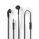 Billede af Kablede Hovedtelefoner 3.5 mm Kabellængde: 1.20 m Indbygget mikrofon Sort