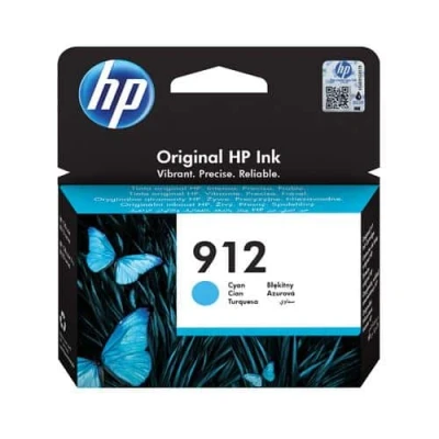 Billede af HP 912 cyan blækpatron 3 ml 3YL77AE original