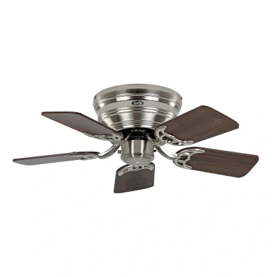 Billede af Classic Flat III ventilator, børstet krom 75 cm