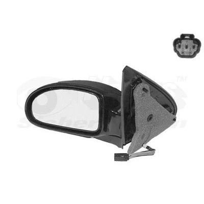 Billede af Sidespejl Van Wezel 1858807 venstre sort Komplet spejl, konveks, til elektr. spejlindstilling, opvarmelig FORD: Focus Mk1 Hatchback