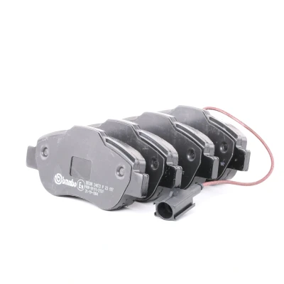 Billede af BREMBO P 23 107 Bremseklodser Inkl. slidadvarselskontakt med bremsecaliperskruer tilbehør FIAT: 500 C Cabriolet, Hatchback, Panda II Hatchback