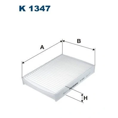 Billede af FILTRON K 1347 Kabinefilter Partikelfilter 195 145 30 CITROËN: C1 II, PEUGEOT: 108 Hatchback, TOYOTA: Aygo