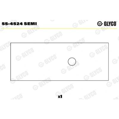 Billede af GLYCO 55 4524 SEMI Lejebøsning, plejlstang
