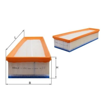 Billede af Luftfilter KNECHT LX 4943