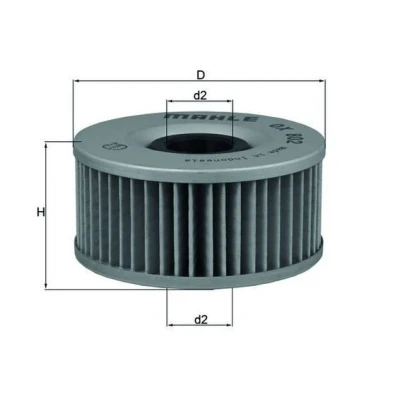 Billede af MAHLE ORIGINAL OX 802 Oliefilter Filterindsats