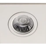 Billede af Daxtor New Line Square Downlight 87x87mm Gu10 230v max 20w hvid f/Easy 2 light og Easy Fix bagdåse
