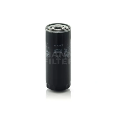 Billede af MANN filter W 735/2 Oliefilter M 24 X 2 med en returløbs stop ventil Påskruet AUDI: A6 C5 Avant, Sedan