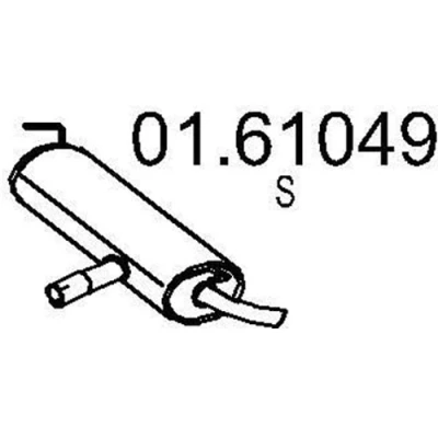 Billede af MTS 01.61049 Lydpotte 1100 NISSAN: Qashqai / Qashqai+2 I