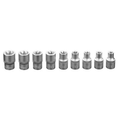 Billede af NEO TOOLS 08 649 Topsæt 9 ydre torx Krom vanadium stål 1/2