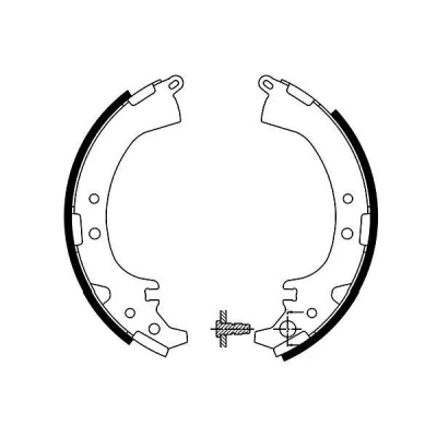 Billede af KAVO PARTS KBS 9930 Bremsebakker 229 40 TOYOTA: RAV4 II SUV, Camry III Sedan