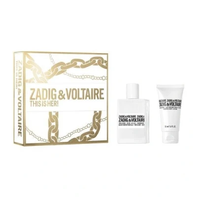Billede af Zadig &amp; Voltaire Fragrances THIS IS HER EDP 50ML + BODY Lotion Hudplejesæt, Dame, Størrelse: One Size,