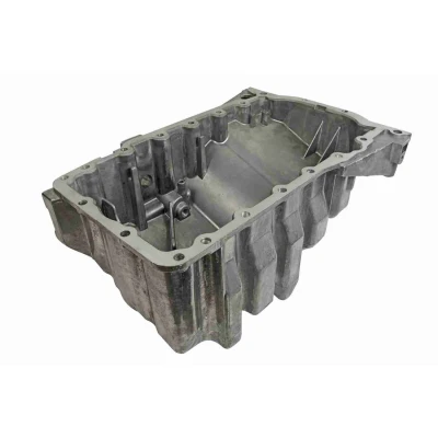 Billede af VAICO V10 1895 Bundkar med olieaftapningsskrue hul til olie niveau sensor, uden bundkarpakning Aluminium Original Quality