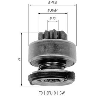 Billede af Spidshjul, starter MAGNETI MARELLI 940113020335