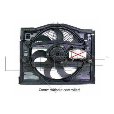 Billede af NRF 47027 Køleventilator 390 12 228 med kølerventilatorramme (karm) uden kontroldel BMW: 3 Sedan, Cabriolet