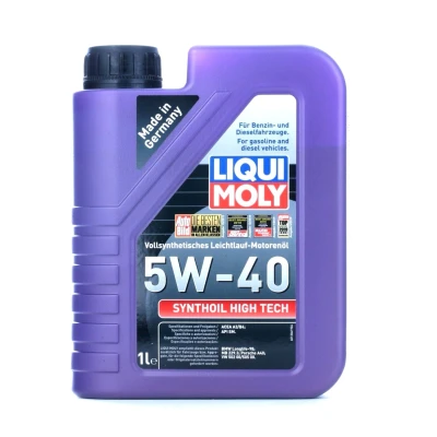 Billede af Motorolie LIQUI MOLY SYNTHOIL HIGH TECH 5W40 1L