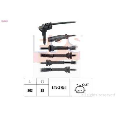 Billede af EPS 1.960.219 ABS Sensor 803