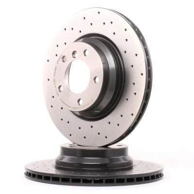 Billede af BREMBO XTRA LINE 09.A259.1X Bremseskiver 330 24 5 perforeret/indv. ventileret coatet højkarboniseret med skruer BMW: 3 Coupe, Sedan, Touring