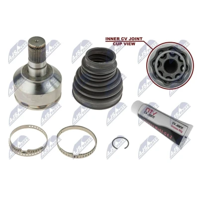 Billede af NTY NPW VV 014 Knokkelled venstre foraksel, gearkasse monteret VOLVO: V50, V40 Hatchback, V70 2