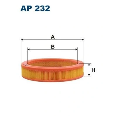 Billede af FILTRON AR 232 Luftfilter 48 240 Filterindsats FIAT: X 1/9, Uno Hatchback