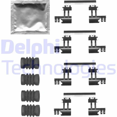 Billede af DELPHI LX0679 Tilbehørssæt, skivebremsebelægning MAZDA: 3 Sedan, Hatchback, CX