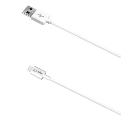 Billede af Celly USB til Lightning kabel USBIP52M 2 m Hvid Autoudstyr