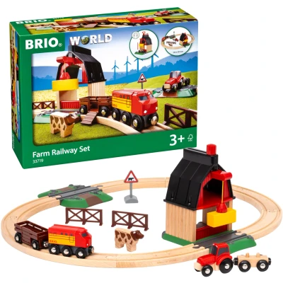 Billede af Brio Togspor Farm Railway Set Legetøj og Gadgets