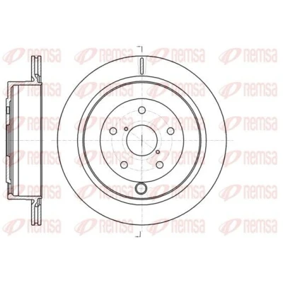 Billede af REMSA 61042.10 Bremseskiver bagaksel 320, 320 18 5 ventileret SUBARU: Tribeca