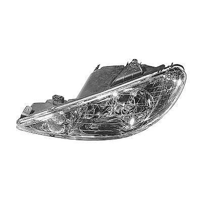 Billede af ABAKUS 550 1121L LD EM Forlygter venstre H7 gennemsigtig til højrekørsel uden indstillingsmotor for LWR PX26d PEUGEOT: 206 Hatchback, SW