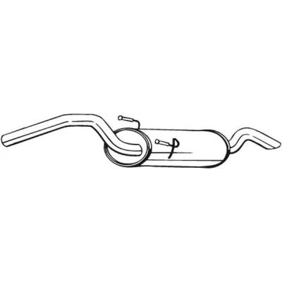 Billede af BOSAL 148 265 Lydpotte FIAT: Scudo I Stationcar
