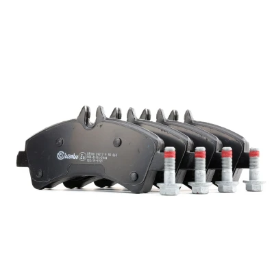 Billede af BREMBO P 50 060 Bremseklodser Forberedt til slidindikator med bremsecaliperskruer tilbehør MERCEDES BENZ: V klasse, Sprinter 5 T Ladvogn/Chassis