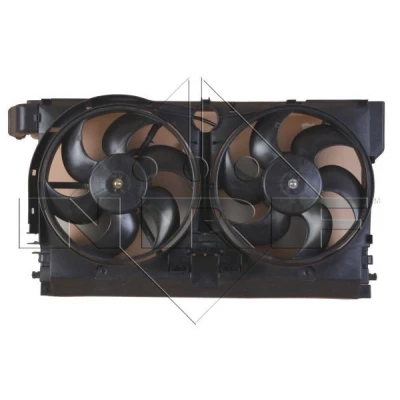 Billede af NRF 47051 Køleventilator 320 12 120/120 med kølerventilatorramme (karm), uden koblingsapparat PEUGEOT: 306 Hatchback, 406 Sedan