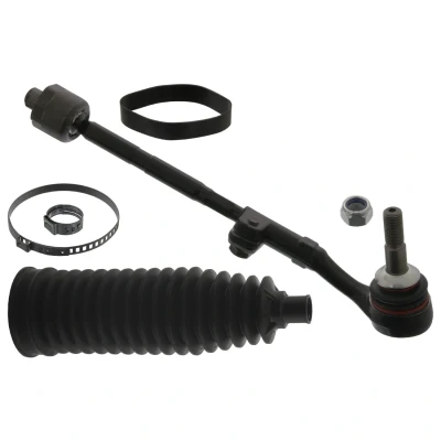 Billede af FEBI BILSTEIN 43508 Sporestang højre foraksel med spændebånd, tætningsring, styremanchetter BMW: 3 Touring, Sedan, 1 Hatchback