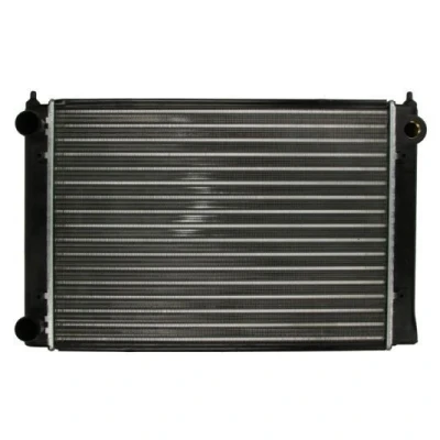 Billede af THERMOTEC D7W044TT Radiator Aluminium, plastik til køretøjer uden klimaanlæg 433 299 22 automatgear, manuelt gear Mekanisk fuget køleripper