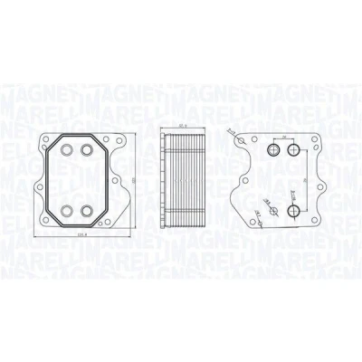 Billede af MAGNETI MARELLI 350300000500 Olieradiator FORD: Transit Mk6 Bus