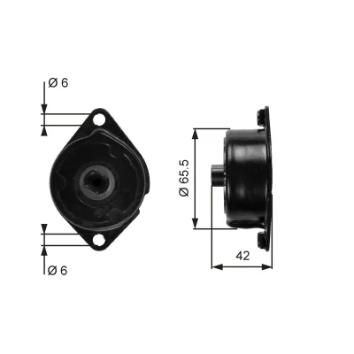 Billede af GATES FleetRunner Micro V Kit T39090 Strammehjul BMW: 3 Sedan, 7, 5 Touring