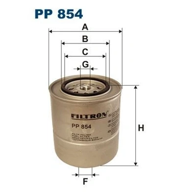 Billede af Brændstof filter FILTRON PP 854