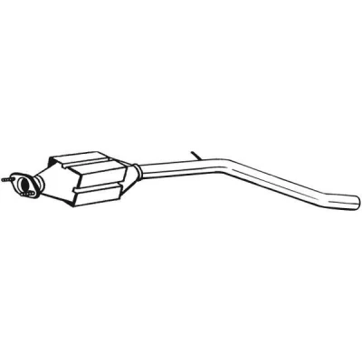 Billede af BOSAL 099 789 Katalysator Euro 2 med monteringsdele FIAT: Punto II Hatchback