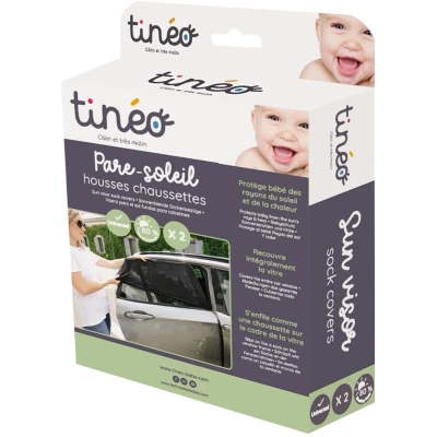 Billede af Tineo Parasol Justerbar Sort 2 enheder Autoudstyr