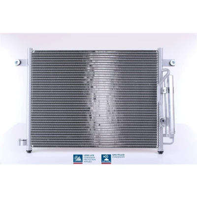 Billede af NISSENS 94640 Kondensator med tørrer Aluminium 540 R 134a CHEVROLET: Aveo / Kalos Hatchback